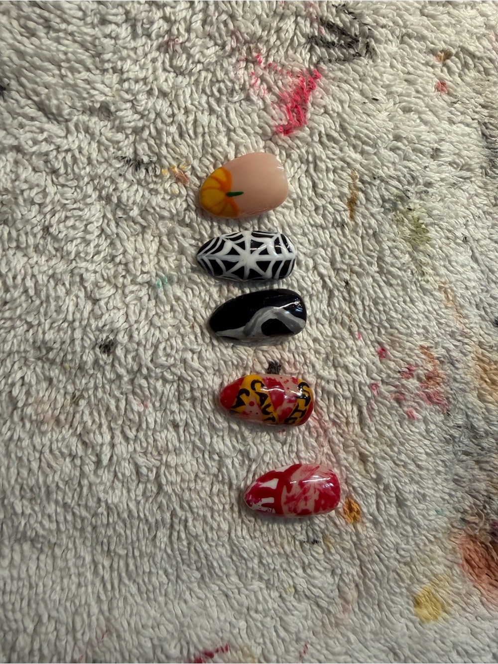 Kids Nail Art Set - Multi-Color Fun Press-On Nails